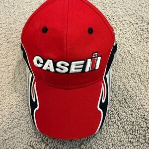 iH Case International Harvest infant kids Red and Black Baseball Cap with flames